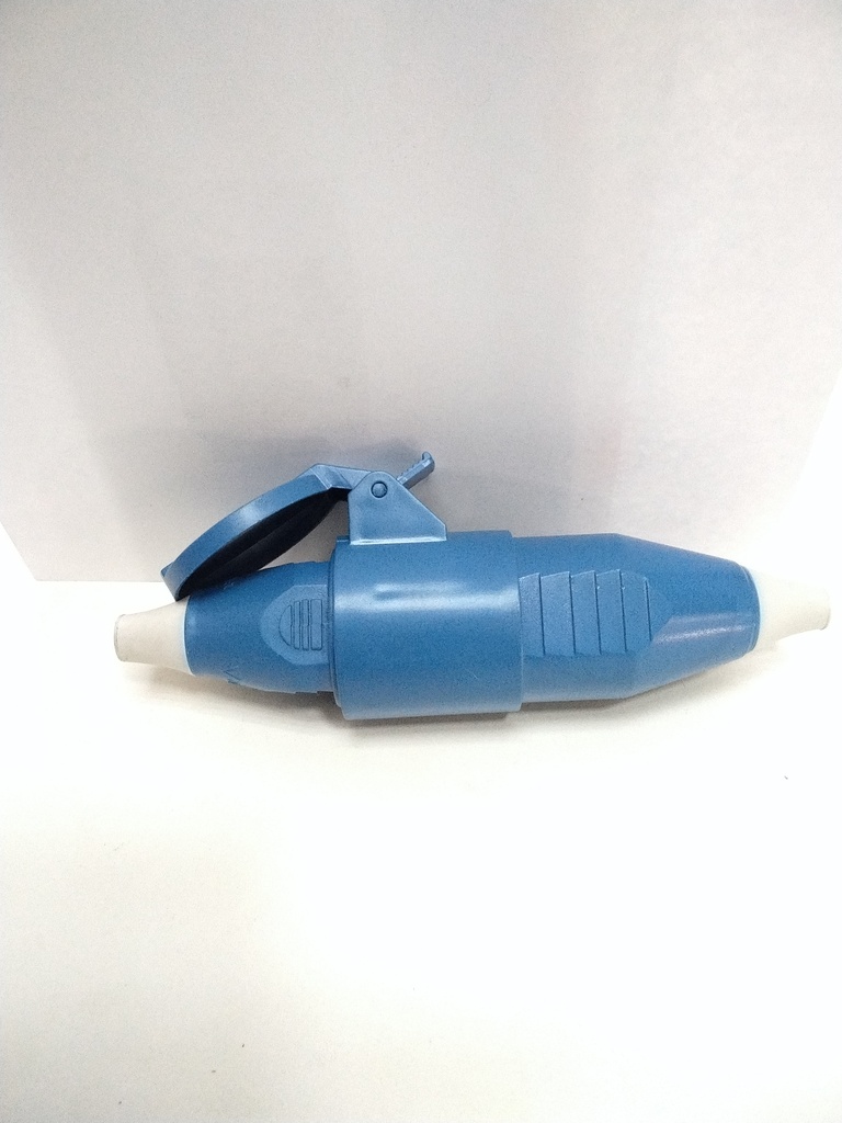 Toma Shucko Hembra Y Macho 16A   Azul GENERICO