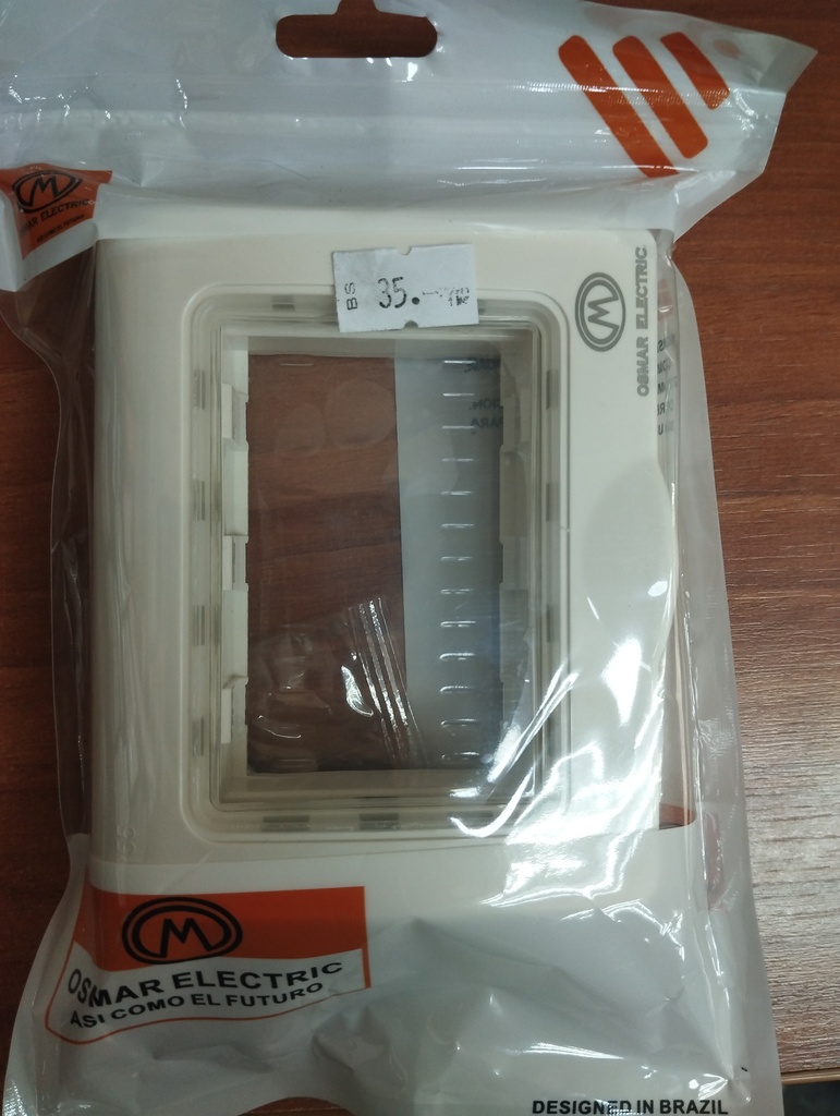 Caja Track P. 3 MODULOS   Blanco OSMAR