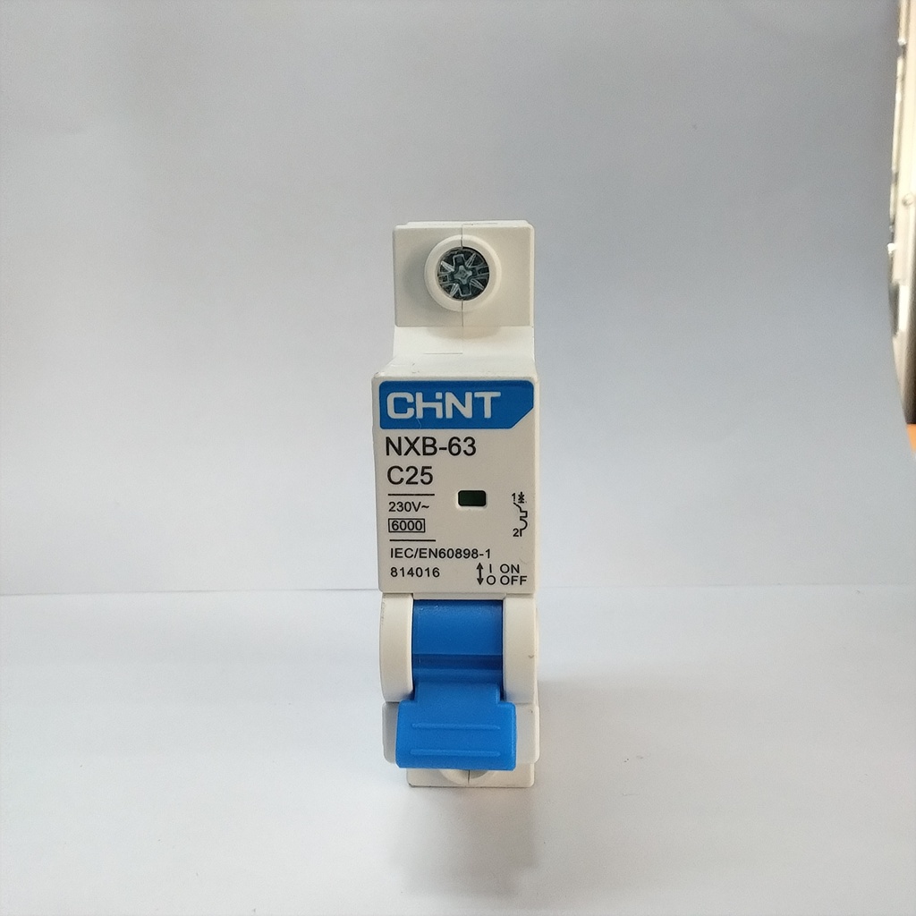 Termico Nxb-63 Monopolar 25A, 6,0 Ka. Plomo, CHINT