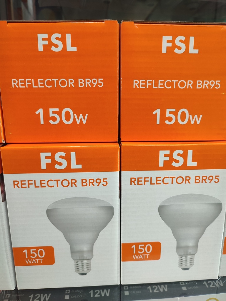 Foco Led Calentador Reflector 150W   Naranja FSL