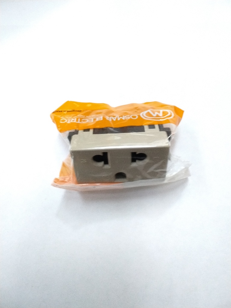 Modulo Eléctrico Con Polo A Tierra Beige OSMAR