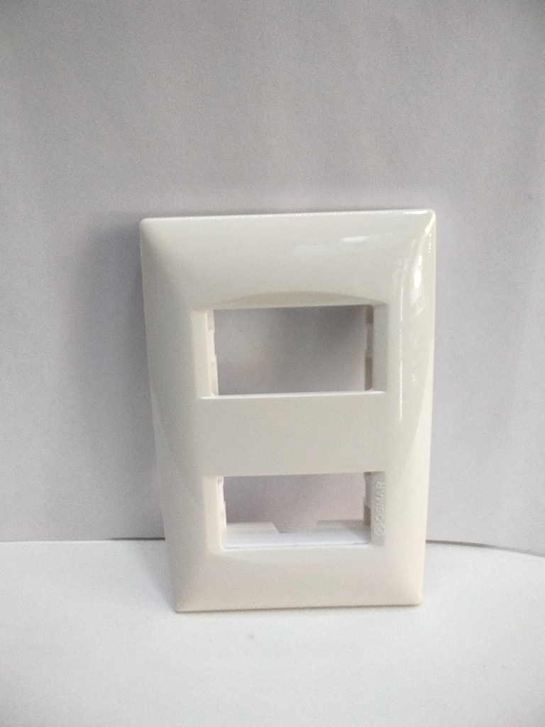 Placa doble (Blanco, OSMAR)