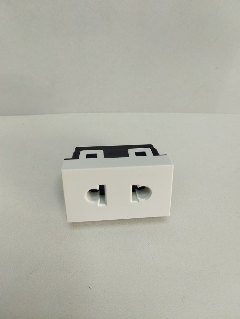 Modulo Eléctrico sin Polo A Tierra     Blanco CHINT