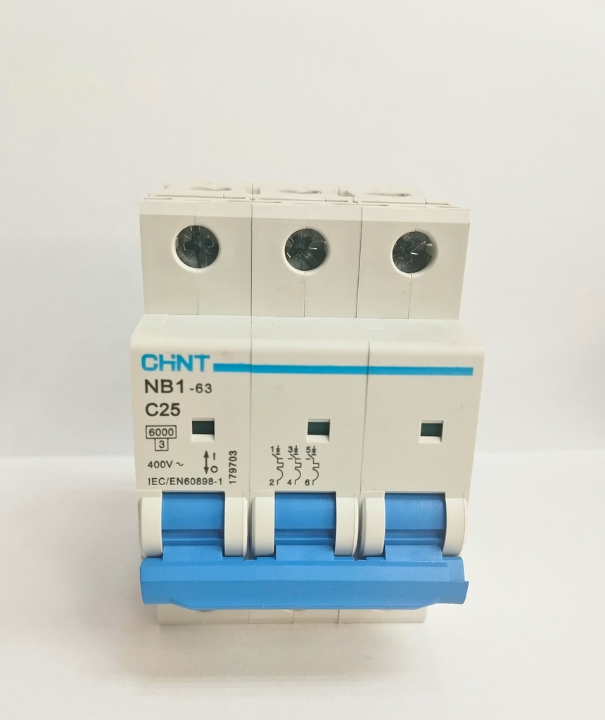 Termico Nb-1 Tripolar 25A 6Ka Industrial. Plomo, CHINT