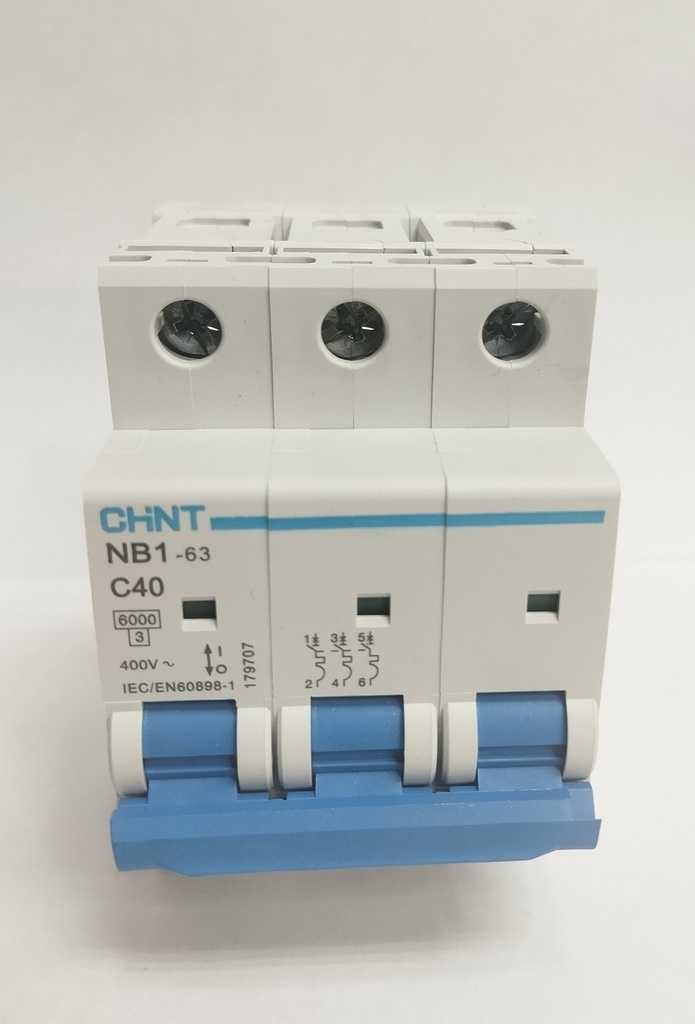 Termico Nb-1 Tripolar 40A 6Ka Industrial. Plomo, CHINT