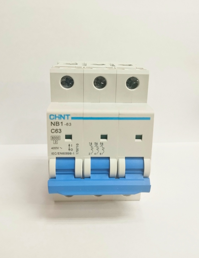 Termico Nb-1 Tripolar 63A 6Ka Industrial. Plomo, CHINT