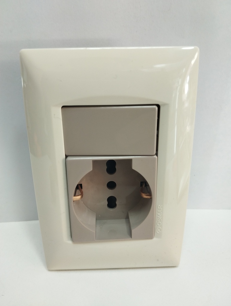 Toma completa shucko simple, shucko + ciego (Beige, Osmar)