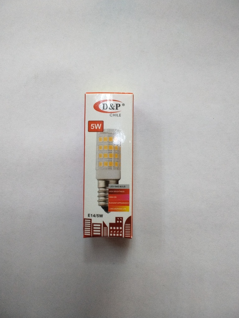 Foco Led Para refrigerador E14 5W Transparente DYP