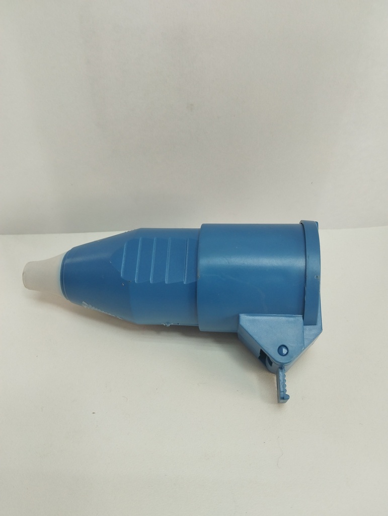 Clavija Redonda Para Shuko 16A, 250V hembra (Azul, Generico)