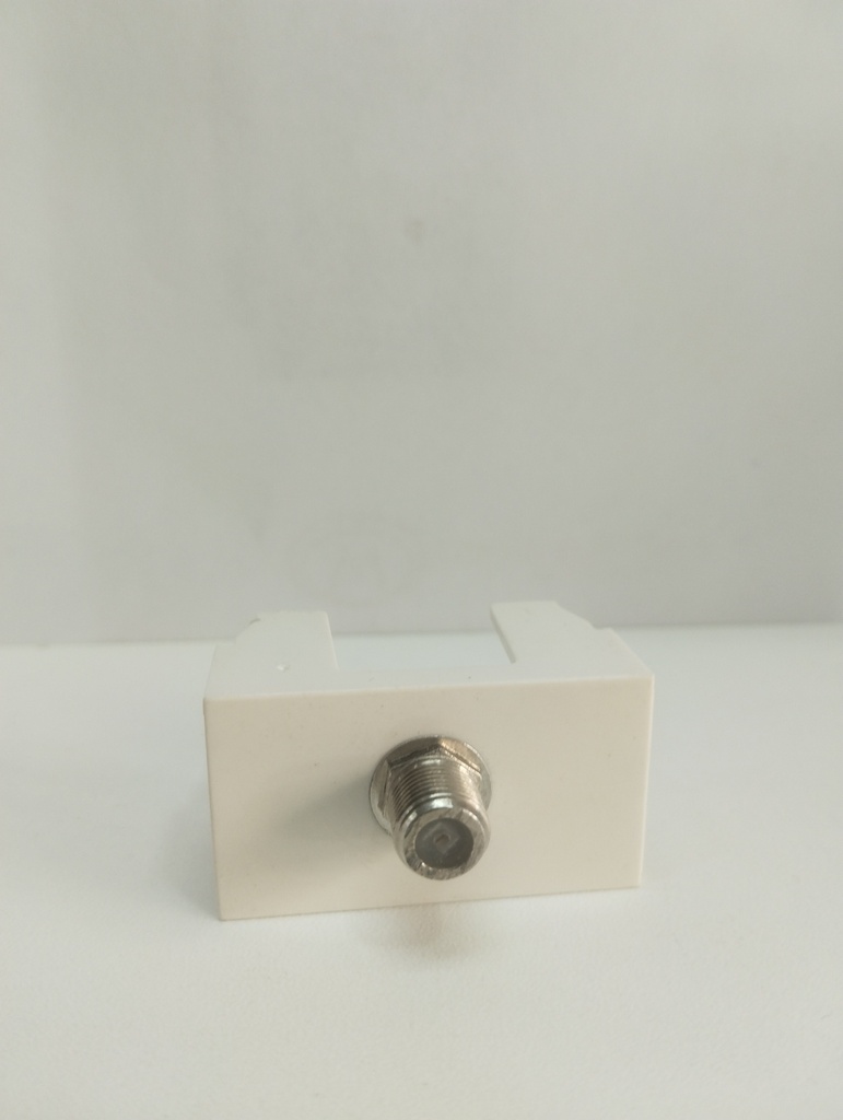 Modulo de toma coaxial (Blanco, Sica)