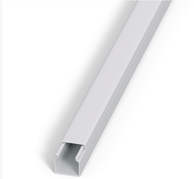 Cable canal 27x30 mm sin adhesivo (Blanco, Hellerman)