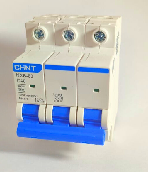 Termico Nxb-63 Tripolar 40A 6,0 Ka. Plomo, CHINT
