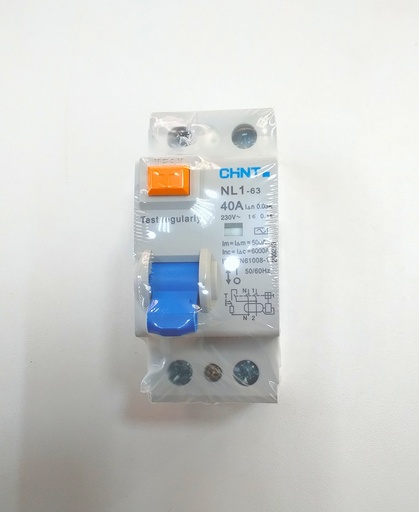 [252] Diferencial 40A NL1-63 21P+N 30mA. Plomo, CHINT