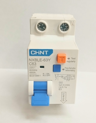 [253] Diferencial 63A NXBLE-63Y 30MA 4.5 K. Plomo, CHINT
