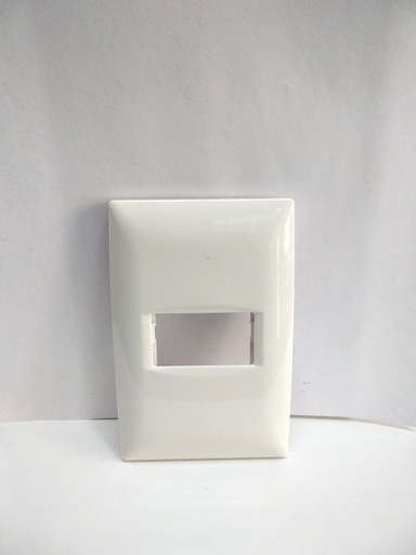 [2105] Placa simple (Blanco, OSMAR)