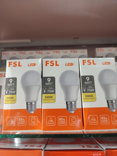 [3428] Foco Led Luz Calida 9W  FSL