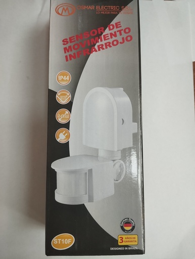 [612] Sensor de movimiento de pared infrarrojo ST10F (Blanco, OSMAR)