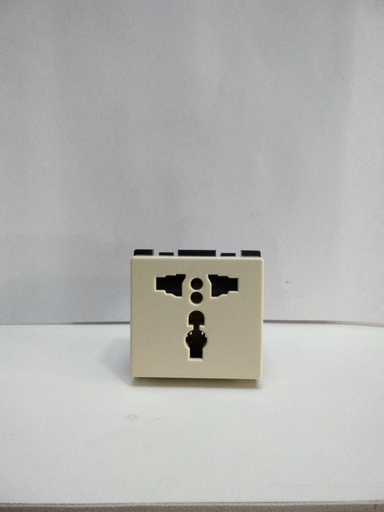[2932] Modulo Enchufe Universal    Blanco OSMAR