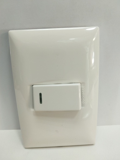 [2834] Toma completa simple interruptor (Blanco, Osmar)