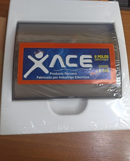 [1414] Caja De Termico Empotrar 6 POLOS   Blanco, Xace