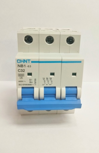 [2656] Termico Nb-1 Tripolar 32A 6Ka Industrial. Plomo, CHINT