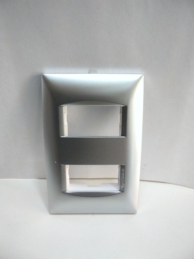 [21015] Placa doble (Plata, OSMAR)