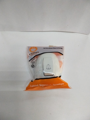 [2879] Pulsador timbre de sobreponer  Marfil ULTRA ELECTRIC