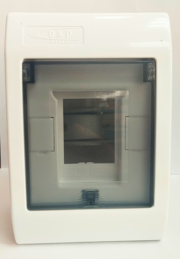 [1417] Caja De Termico Empotrar 2 POLOS   Blanco, DYP