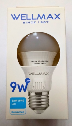[3468] Foco Led Luz Blanco 9W  WELLMAX