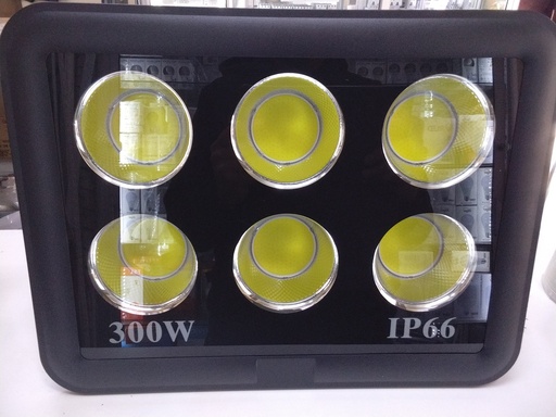 [398] Reflector LED luminaria publica 300W tipo ojos (Negro, LED FLOOD LIGHT)