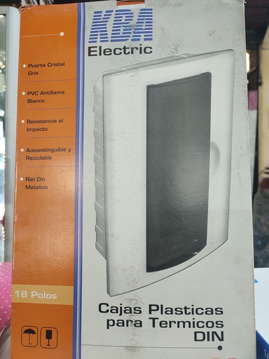 [1423] Caja De Termico Empotrar 18 POLOS   Blanco KBA