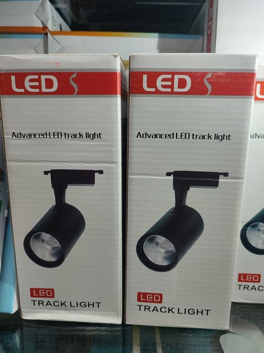 [3488] Spot LED a riel de 30W Luz Calida (Negro, Track Light)