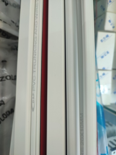 [1219] Cable canal 20x10 con adhesivo (Blanco, DyP)