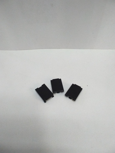 [2-2-4] Tapa ciega para Faceplate (Negro, Siemon)