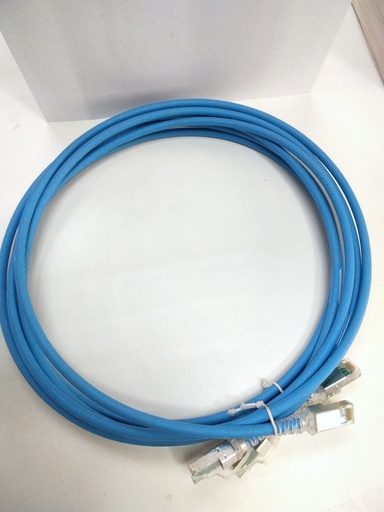 [2-3-17] Patchcord cat. 6A de 5 pies (1.5mts) (Azul, Siemon)