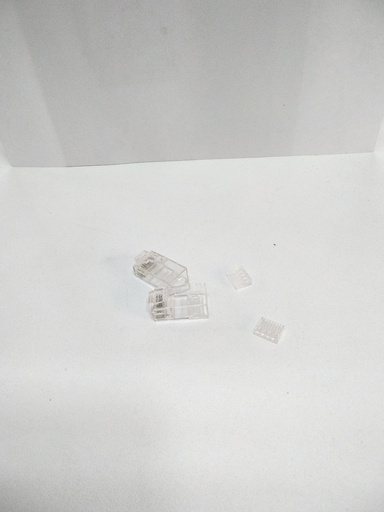 [2-3-2] Conector RJ-45 cat. 6 (Transparente, Dlux)