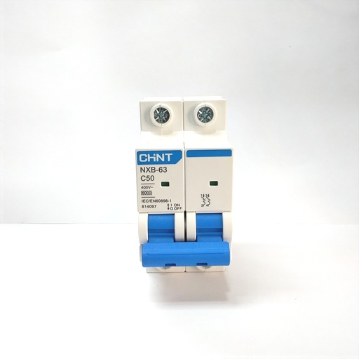 [1-4-22] Termico Nxb-63 Bipolar 50A 6,0 Ka. Plomo, CHINT