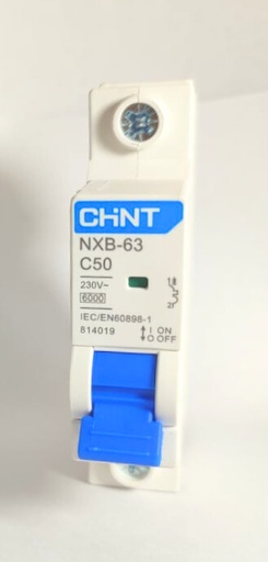 [1-4-16] Termico Nxb-63 Monopolar 50A 6,0 Ka. Plomo, CHINT