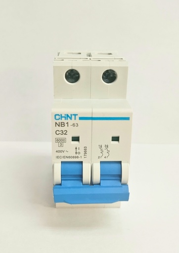 [1-4-24] Termico Nb-1 Bipolar 32A 6Ka Industrial. Plomo, CHINT