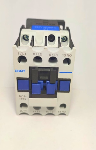[236] Contactor 32A - 1Na Nc1-3210 15KW 220V 50/60HZ  (Negro, Chint)